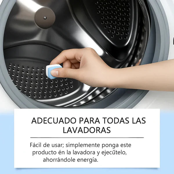 Pack x12 Pastillas limpieza profunda para lavadora