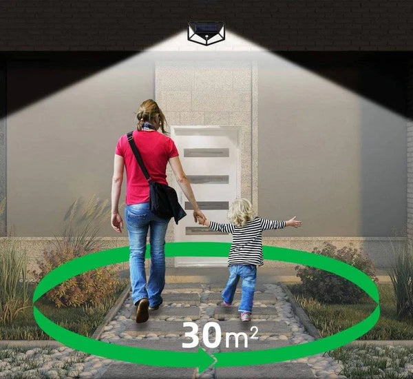 PROMO 2x1 Aplique Solar con Sensor de Movimiento